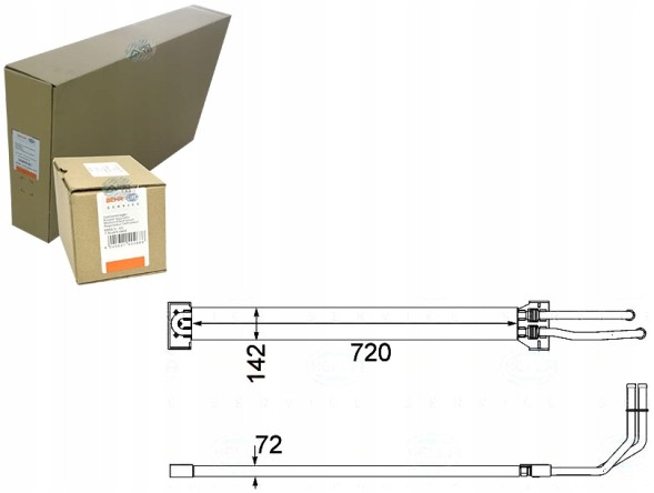 Behr Hella Service PRO/8MO 376 756-371 BRH Масляний охолоджувач behr hella 95834706900 95834706920 + помічник зіткнення #34