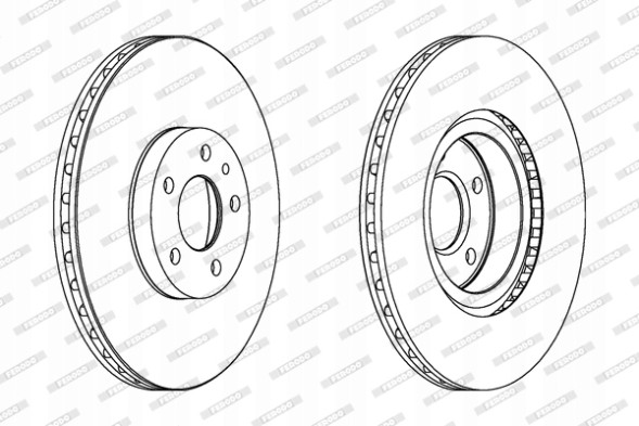 Ferodo DDF156 Гальмівний диск ferodo ddf156