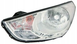 Abakus 221-1157L-LD-EM Лівий рефлектор h4, електричний, ручний, колір