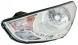 Abakus 221-1157L-LD-EM Лівий рефлектор h4, електричний, ручний, колір