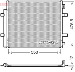 DCN32073 DENSO Радіатор кондиціонера