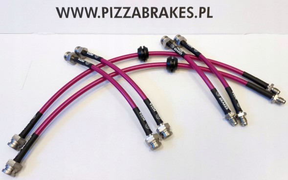 Pizza Brakes Przewody hamulcowe w oplocie FIAT MULTIPLA (186_) Гальмівні дроти в обплетенні FIAT MULTIPLA (186_)