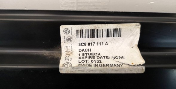 Volkswagen OE 3C8817111A, DWP458204OE Чверть даху VW Passat B6 (3C) 3C8817111A