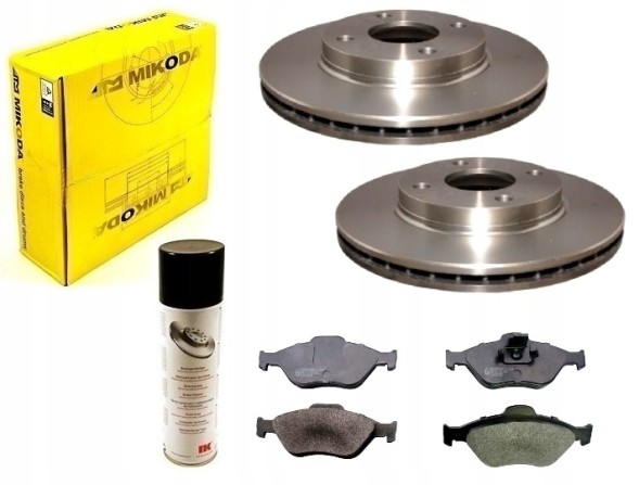 ATM Mikoda ALL8398 Диски колодки FORD FIESTA V 2002-2008 FUSION MAZDA 2 DY ПЕРЕДНИЙ КОМПЛЕКТ