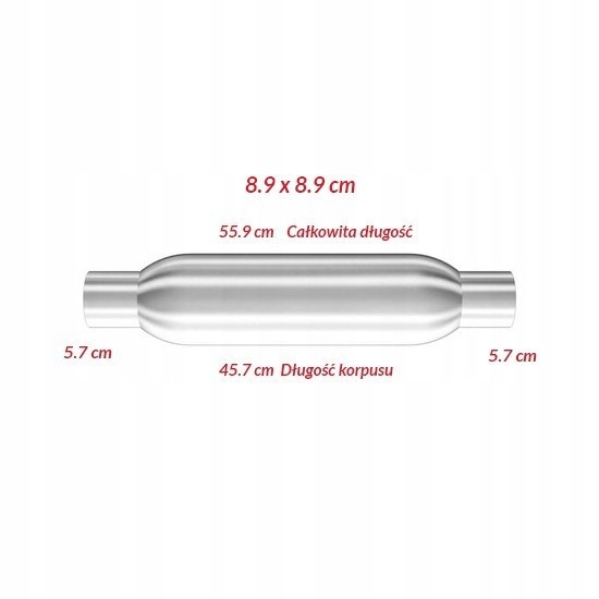 Magnaflow Глушник glasspack MagnaFlow 2.25"/2.25" 57мм / 57мм 18125