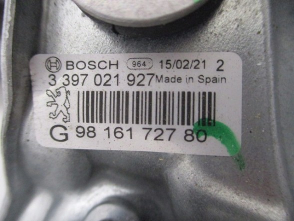 Groupe PSA 9816172680+9816172780 МОТОРЧИК СКЛООЧИСНИКА PEUGEOT 508 16> ПЕРЕДНІЙ ПРАВИЙ + ЛІВИЙ / КОМПЛЕКТ