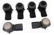 PSA 9827917377 9800210677G4 zestaw 6 sztuk komplet Peugeot 3008 GT Line P84 II Датчик паркування pdc peugeot 3008 gt line p84 ii