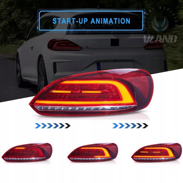 VLAND LDVWV6 9511910E mhm Задній ліхтар Vland Full LED для VW Scirocco 2008-2014
