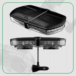 Kamar BLK0031 12/24V 237x145 przewód wtyczka LED попереджувальний ПРОМІНЬ 237x145x45 мм 12/24V Магнітний штекер 2,5 м кабель