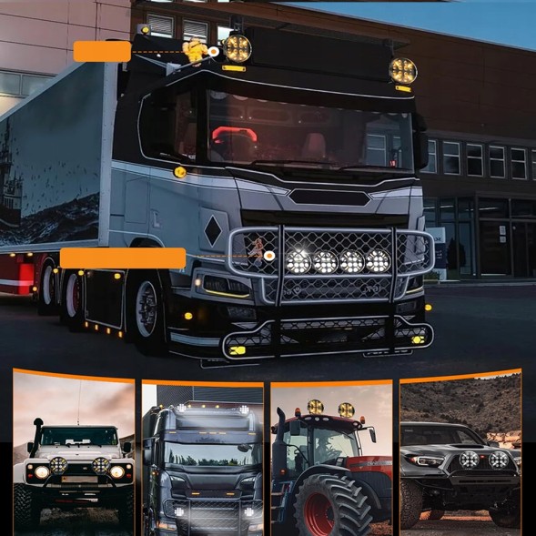 Китай 6908770437399 4 шт. Світлодіодна фара дальнього світла LED NEON