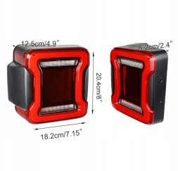 VLAND Tunnel3D-JKb-eu LED ліхтарі задні Jeep Wrangler JK JKU 2006-2017 Tunnel 3D EU