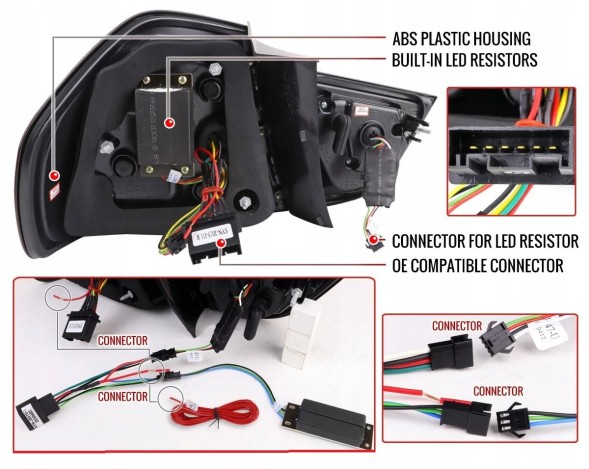 Junyan LDBMK2 2042911E mhm Лампи задні kpl Full Led Динамічні Тюнінг Bmw 3 e90 седан Lift Lci 2008-12