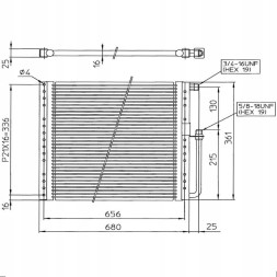 Celcjusz CEL2373 ЯДРО КОНДЕНСАТОРА 680х361хSP16