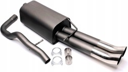TA-Technix EVOBORAED76_2 Спортивний глушник вихлопу 2x76мм DTM TA TECHNIX для VW BORA Variant (1J6)