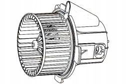 Hella HEL8EW 009 157-541/RS2 Вентилятор повітродувки hella 6441s6 740730n 9017096