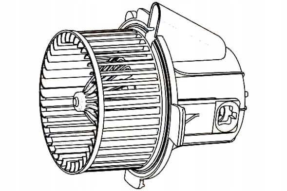 Hella HEL8EW 009 157-541/RS2 Вентилятор повітродувки hella 6441s6 740730n 9017096