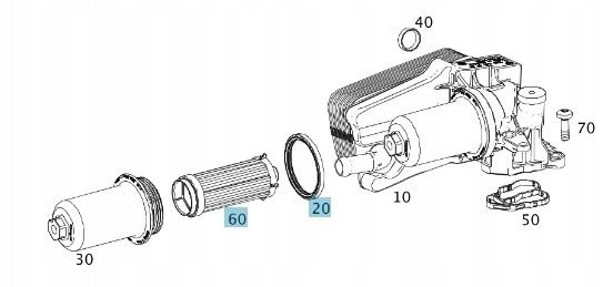 Mercedes-Benz OE ZESTAW1 КОМПЛЕКТ ПОДВІЙНОГО ЗЧЕПЛЕННЯ DCT 7G MERCEDES