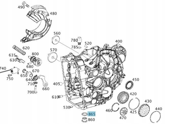 Mercedes-Benz OE ZESTAW1 КОМПЛЕКТ ПОДВІЙНОГО ЗЧЕПЛЕННЯ DCT 7G MERCEDES