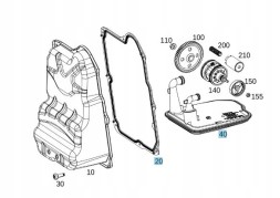 Mercedes-Benz OE ZESTAW1 КОМПЛЕКТ ПОДВІЙНОГО ЗЧЕПЛЕННЯ DCT 7G MERCEDES