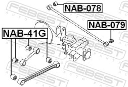 NAB 41G FEBEST Сайлентблок