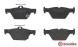 P78026 BREMBO Комплект гальмівних колодок з 4 шт дисків