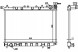 Nissens NIS62974(iMOTO) Охолоджувач двигуна nissan almera i 1.4/1.6 09.95-0 + набір водія #37