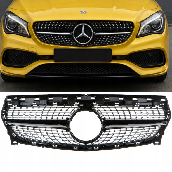 Китай 506 Решітка радіатора (гриль) для Mercedes W117 CLA DIAMOND чорна