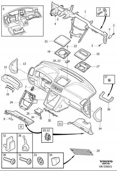 Volvo OE Крейсер ременя безпеки Volvo OE 39885879