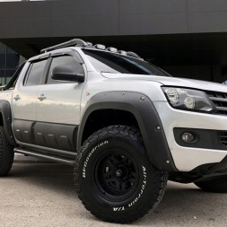 Proteile AFF006 РОЗШИРЮВАЧІ БРІВ КРИЛ КОЛІС VW AMAROK MK1 LIFT 2016-2021 ЧОРНИЙ МАТ