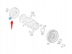 Mercedes-Benz OE РЕМІННЕ КОЛЕСО ОРИГІНАЛ 2.2 CDI A6510353212
