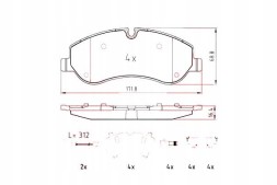 Zimmermann 109296082 ZIM Zim25602.170.3 гальмівні колодки. Ford transit custom + помічник водія #33