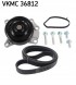 SKF VKMC36812 Комплект ременя Micro-V з насосом - SKF VKMC 36812