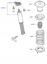 SRLine SRL DA4502 АМОРТИЗАТОРИ, ПОДУШКИ, БАМПЕРИ Ford Mondeo MK4 07-