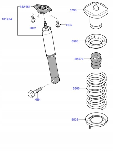 SRLine SRL DA4502 АМОРТИЗАТОРИ, ПОДУШКИ, БАМПЕРИ Ford Mondeo MK4 07-