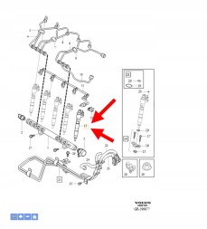 Volvo OE ПАЛИВНА ФОРСУНКА D5 2.4 2.0 VOLVO XC60 V70 S40 S60 V60 2011- OEM 36001113