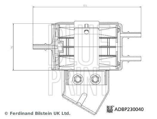 ADBP230040 BLUE PRINT Фільтр палива