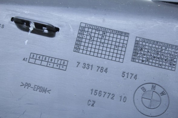 BMW OE 7331784 51747331784 ПОВІТРЯНИЙ КАНАЛ ГАЛЬМІВНИЙ ТУНЕЛЬ ПЕРЕДНІЙ ПРАВИЙ BMW F10 F11 LCI 7331784