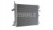 Mahle AC 635 000S Конденсатор радіатора кондиціонування повітря з осушувачем