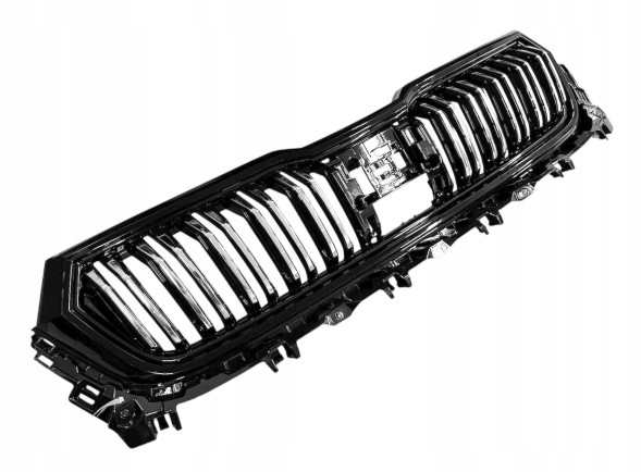 Китай ABS-003KQ2CH3 SKODA KODIAQ 21- РЕШІТКА РАДІАТОРА ПЕРЕДНЯ ЧОРНА ХРОМ