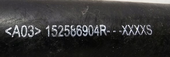 Renault OE 152586904R RENAULT НОВА ОРГ ВІДМА МАСЛЯНА ТРУБКА + ЗАЛИВКА МАСЛА ВЛУЧАННЯ III VIVARO B NV300 ТАЛАНТ
