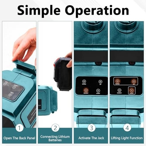 AD BRAKE B0GH78DJV2 ЕЛЕКТРИЧНИЙ АВТОМОБІЛЬНИЙ ПІДЙОМНИК 5Т БЕЗПРОВІДНИЙ ДЛЯ MAKITA для дому