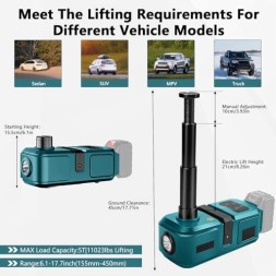 AD BRAKE B0GH78DJV2 ЕЛЕКТРИЧНИЙ АВТОМОБІЛЬНИЙ ПІДЙОМНИК 5Т БЕЗПРОВІДНИЙ ДЛЯ MAKITA для дому