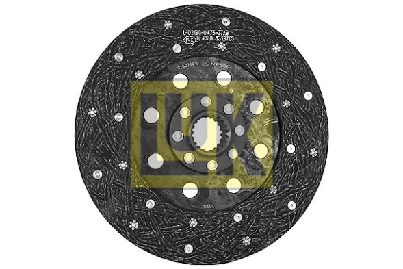 AD BRAKE VIC-212080 Диск зчеплення 328 0280 10 для HUERLIMANN 306 XE, 307 XE, 355, 360, 361,