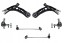 Denckermann ALL4952C Коливач AUDI A3 III Q2 SEAT LEON III 5F SKODA OCTAVIA III 5E 2012- ПЕРЕДНІЙ KPL