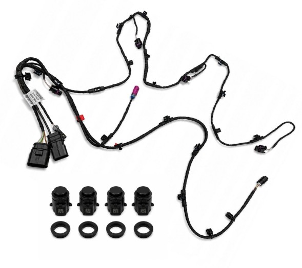 Audi OE 83H971085DK 83H971085 DK audi q3 f3 wiązka zderzaka przód 83h971085dk czujniki pdc instalacja przedniego zderzaka oem oe audi q3 КОМПЛЕКТ Дротів Бампер Передній Audi Q3 83H 83H971085DK + ДАТЧИКИ PDC