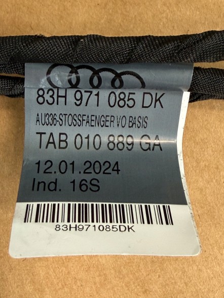 Audi OE 83H971085DK 83H971085 DK audi q3 f3 wiązka zderzaka przód 83h971085dk czujniki pdc instalacja przedniego zderzaka oem oe audi q3 КОМПЛЕКТ Дротів Бампер Передній Audi Q3 83H 83H971085DK + ДАТЧИКИ PDC
