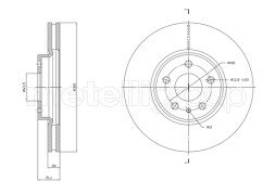 23 1790C METELLI Диск гальмівний