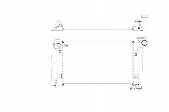 NRF PRO/53397 NRF Охолоджувач toyota води avensis, corolla 02- nrf + асистент зіткнення #34