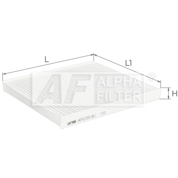 AF5159 ALPHA FILTER Фільтр салону