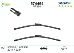 574464 VALEO Комплект стеклоочистителей